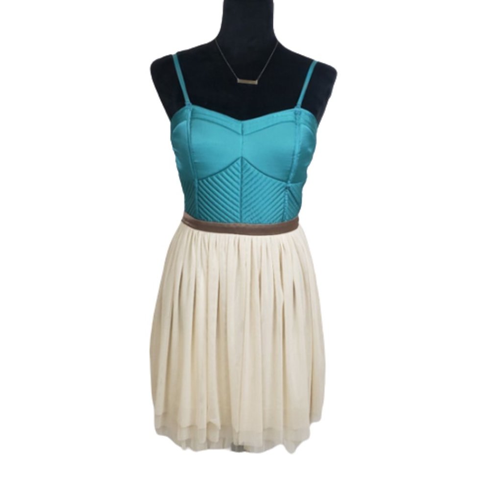 C. Luce Women's Sweetheart Neck Mini Dress Medium